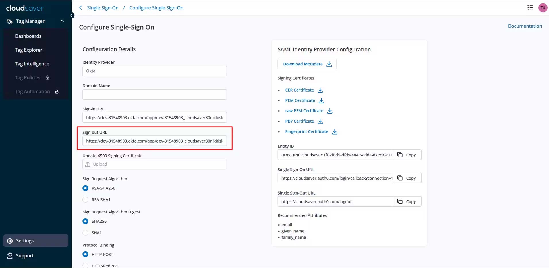 SAML SLO SSO 10