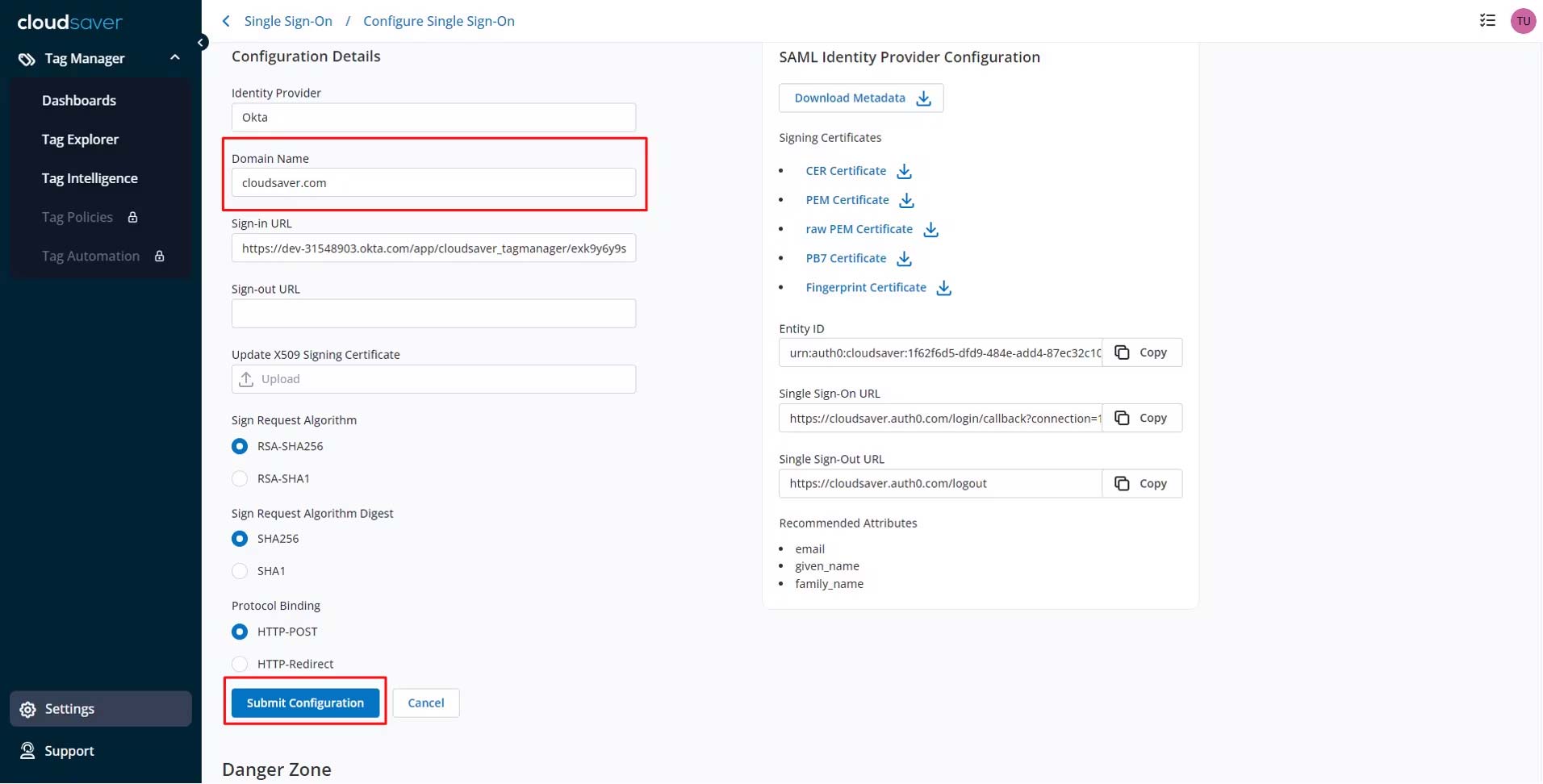 SAML SP SSO 3